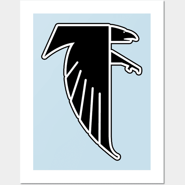 Fermi Falcons Logo Wall Art by mijumiART